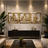 premium 3 piece Islamic wall art for living room Pakistan