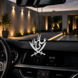 Ali Moula Car Hanging Pendant – Premium Acrylic Wood Islamic Car Hanging