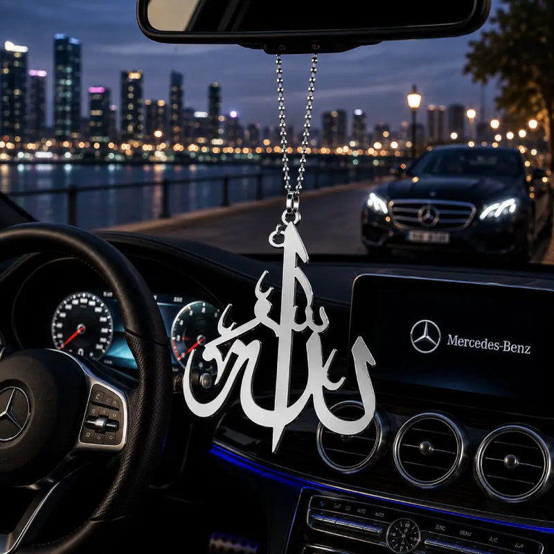 Allah Car Hanging Pendant | Premium Islamic Rear View Mirror Car Decor in Pakistan