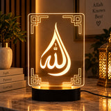 Personalized 3D heart stand with fairy lights