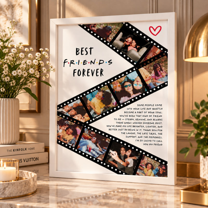 Best Friends Forever single panel photo wall decor