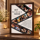Best Friends Forever customised film style wall art