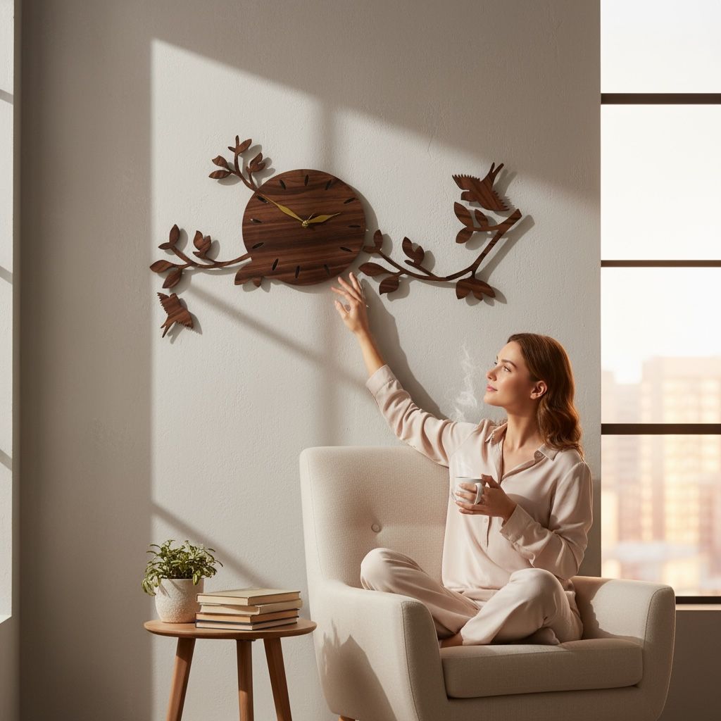 Bird Branch Clock PG-0010