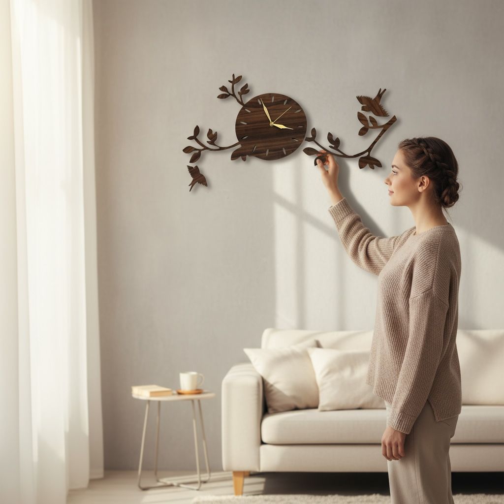 Bird Branch Clock PG-0010