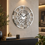 Bismillah stainless steel wall clock