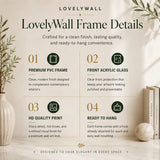 Crimson red luxury wall art for modern home