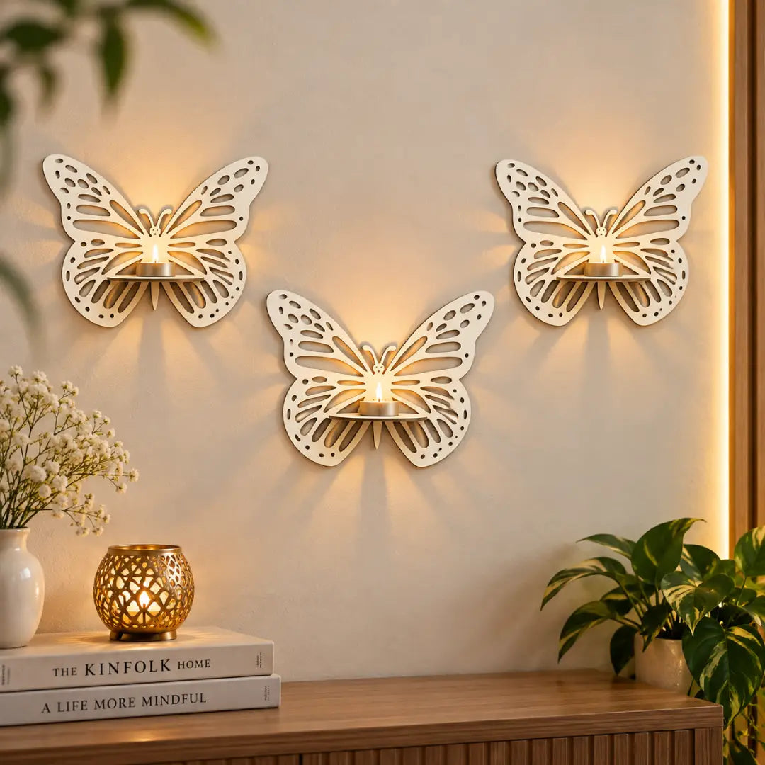 Decorative wall shelf for living room