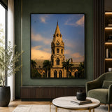 Empress of Karachi Frere Hall heritage wall art Pakistan