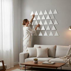 Geometric Mirror Wall Tiles 24 Pieces PG-0006