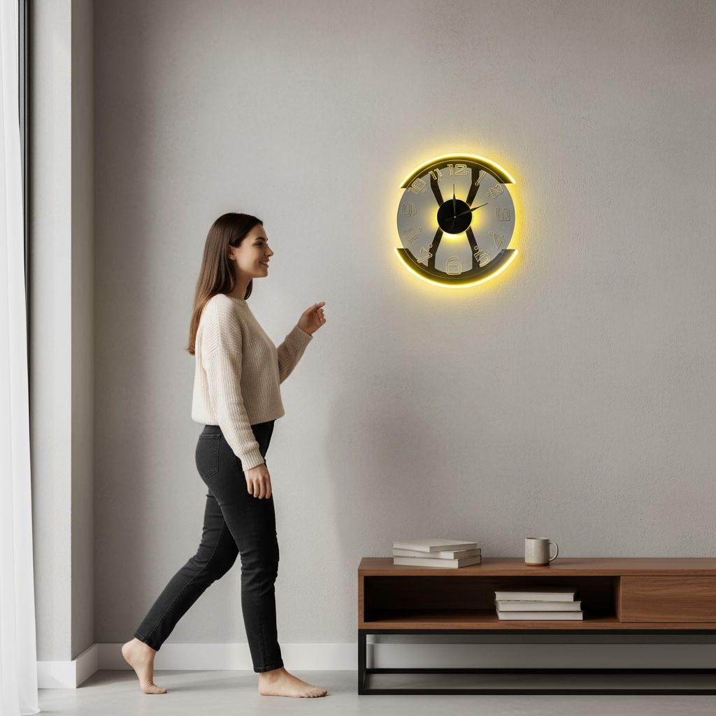 GlowRing LED Wall Clock PG-0011