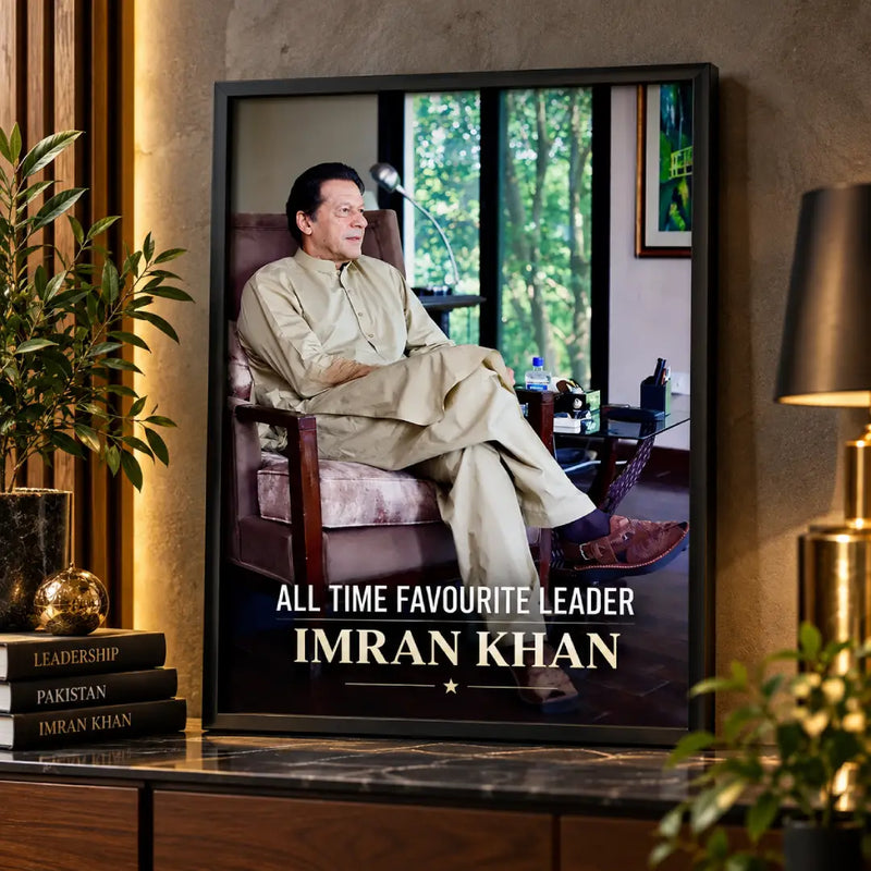 Imran Khan at Bani Gala Figure Poster Wall Art