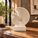 Modern abstract spiral fan home decor