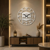 White Kaaba Islamic wall clock for Muslim home