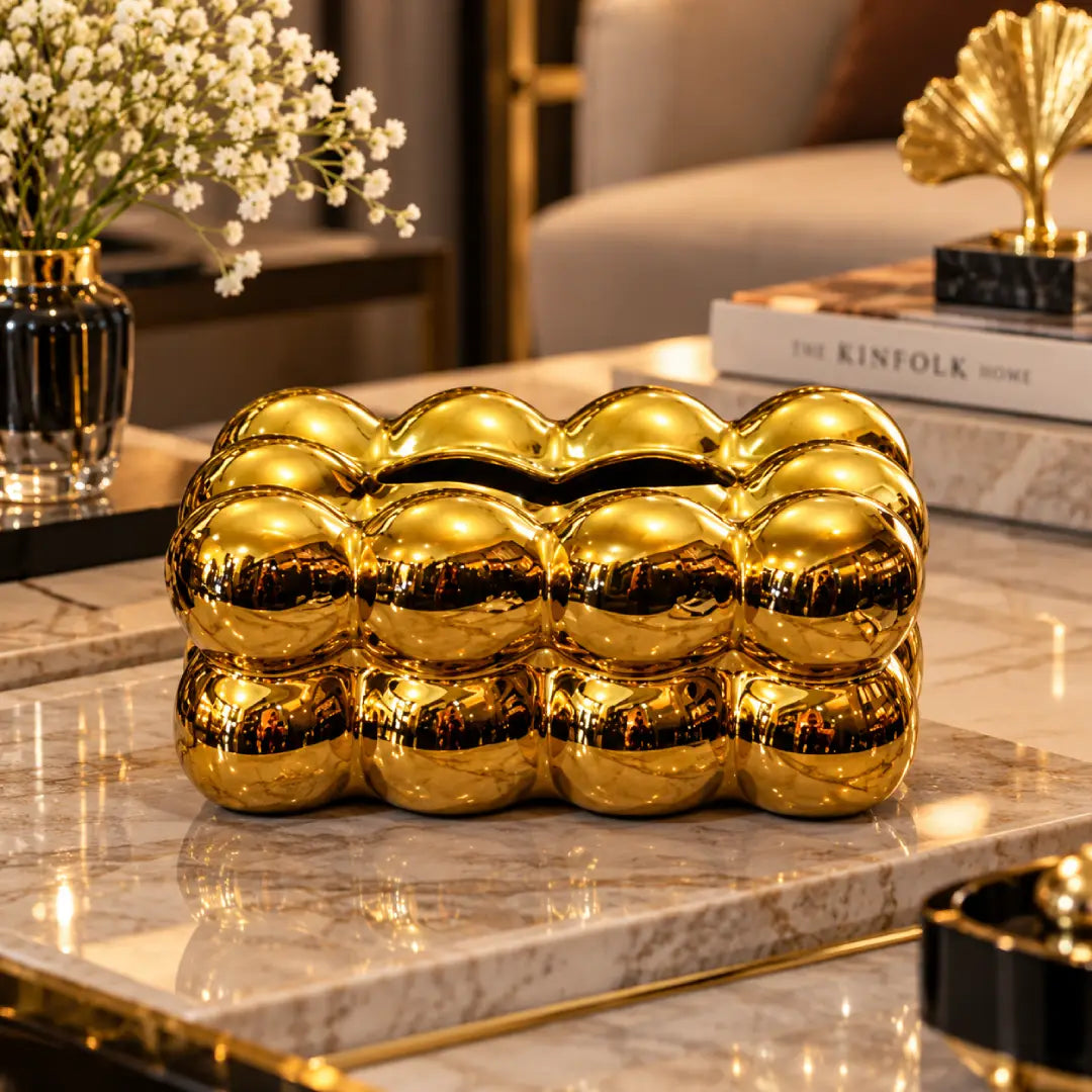 Luxury Bubble Tissue Box Holder