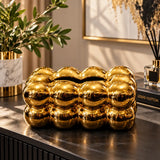 Modern bubble design decorative tissue case