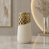 Luxury Gold Grille Vase for premium home decor Pakistan