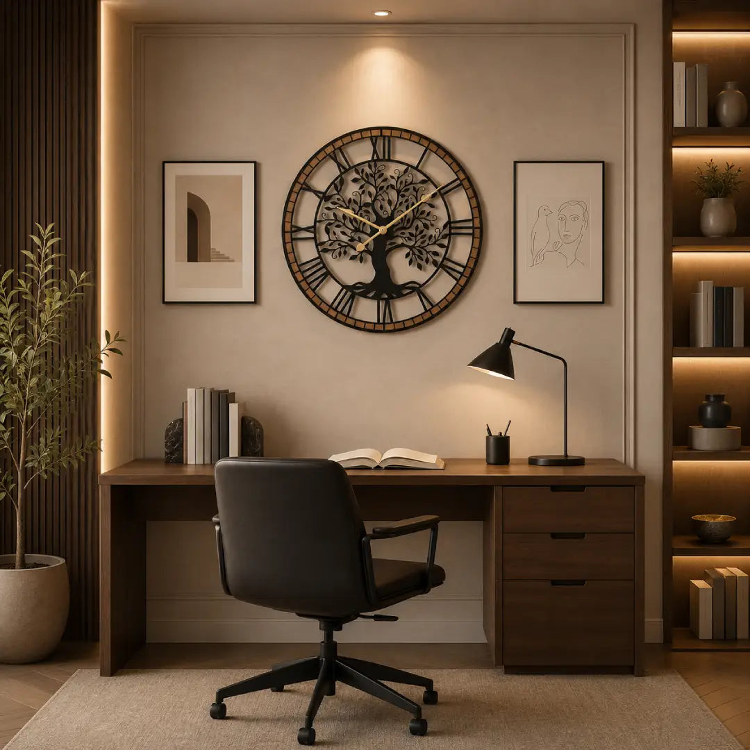 Large Micasso wall clock for home decor