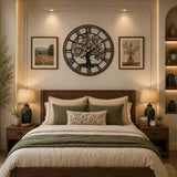 Decorative large wall clock for living room