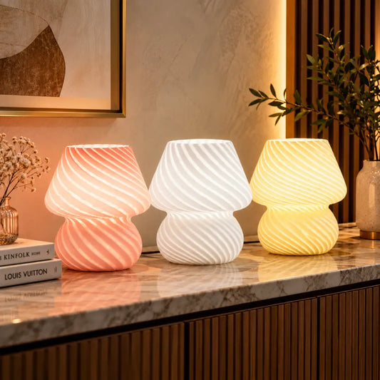 Modern Swirl LED Table Lamp