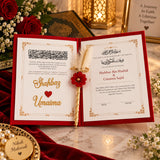 Nikkah ceremony booklet and matching pen