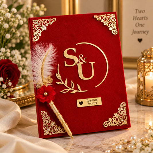 Nikkah booklet with pen