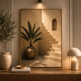 Modern Islamic inspired beige wall art