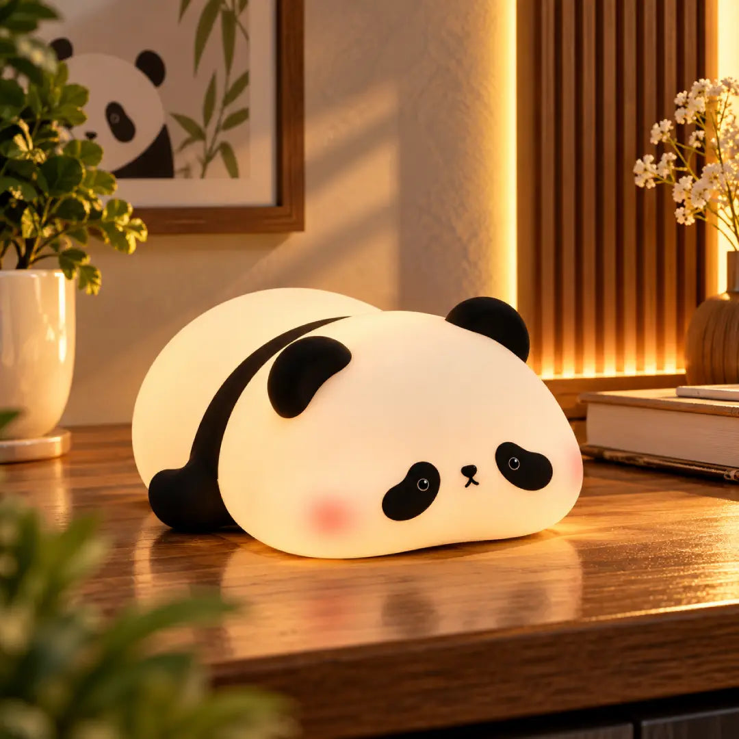 Cute panda LED study lamp
