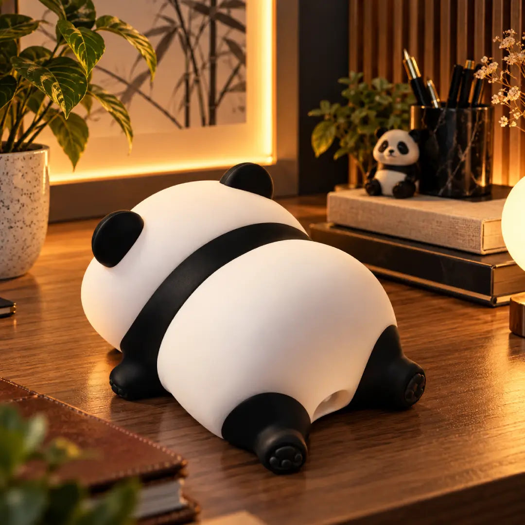 Panda desk lamp for kids room
