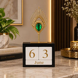 Stylish desk calendar decorative office accessory