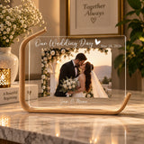 Wedding photo frame gift for newlyweds