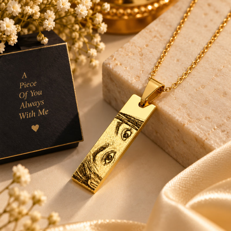 Personalized Eye Necklace