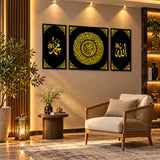 Modern Islamic acrylic wall art for Muslim home