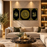 Allah and Muhammad Arabic calligraphy acrylic wall decor