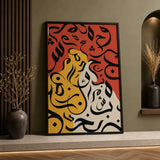 Rhythm of the Script contemporary Arabic wall art Pakistan
