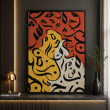 Contemporary Arabic calligraphy wall artwork
