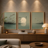 Sage Green Wall Art Set of 3