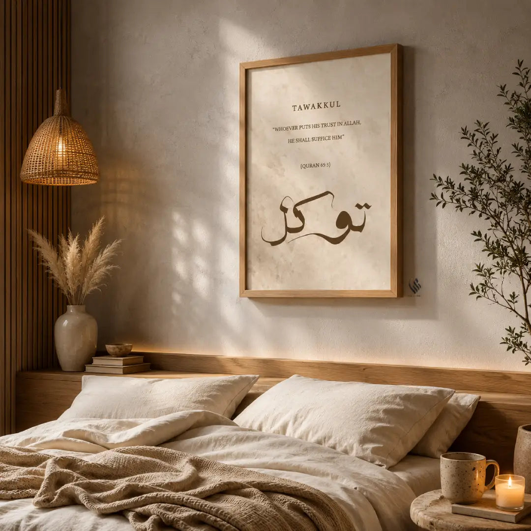 Iman Islamic reminder wall art print for Muslim home