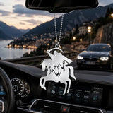 Metal Islamic car hanging pendant for Muslim drivers