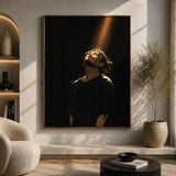 Spotlight Within minimal dark wall art Pakistan