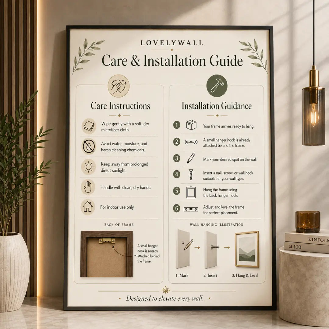 Faith inspired Islamic wall decor for living room