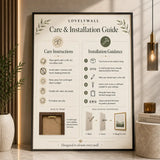 Faith inspired Islamic wall decor for living room