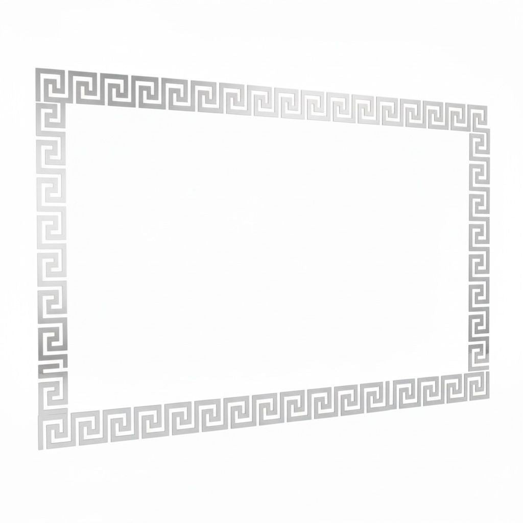 Building Acrylic Border Mirror Decor