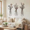 Neutral wall art set for bedroom